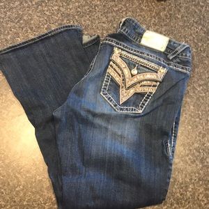 Vigoss dark denim bling jeans plus size 20